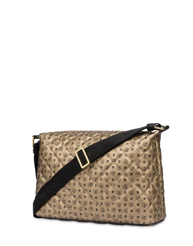 Pollini Borsa A Spalla Heritage Matelassé Oro/nero In Vendita