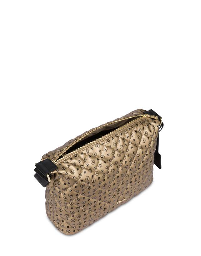 Pollini Borsa A Spalla Heritage Matelassé Oro/nero In Vendita