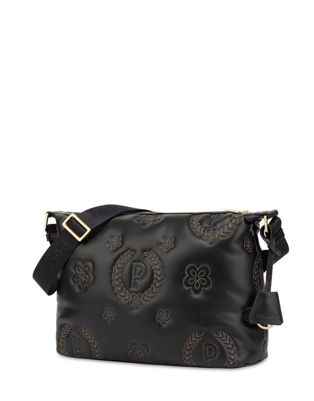 Pollini Borsa A Spalla Puffy Heritage Nero/nero/nero Offerte