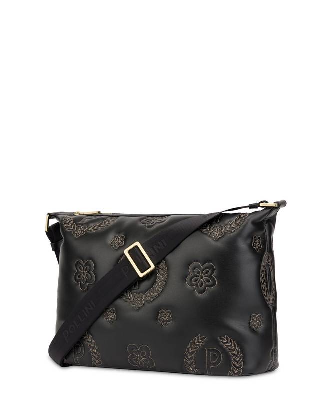 Pollini Borsa A Spalla Puffy Heritage Nero/nero/nero Offerte