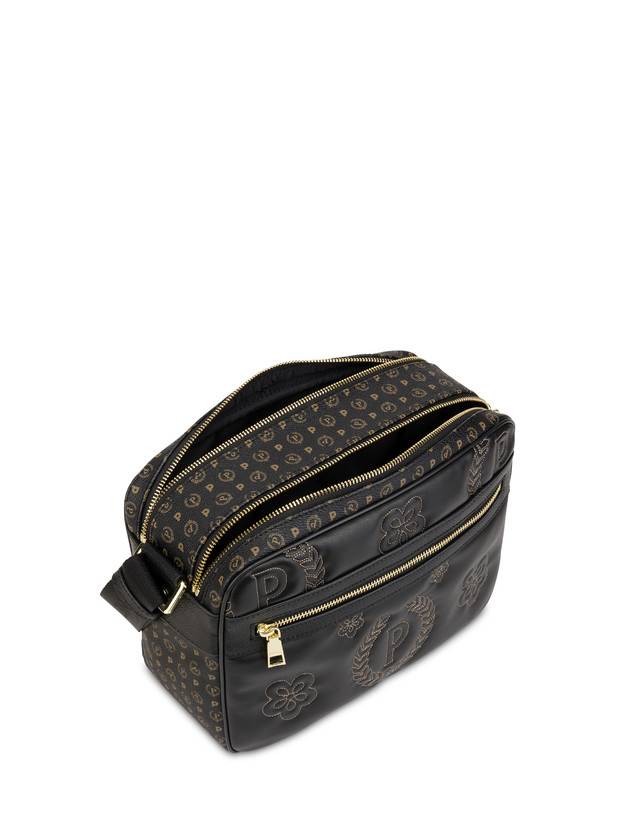 Pollini Borsa A Tracolla Puffy Heritage Nero/nero/nero Vendita Economica