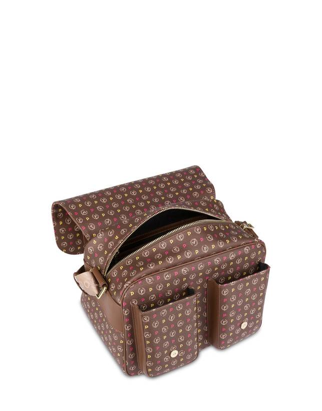 Pollini Borsa A Spalla Multitasche Heritage Logo Classic Multicolor/marrone Negozio