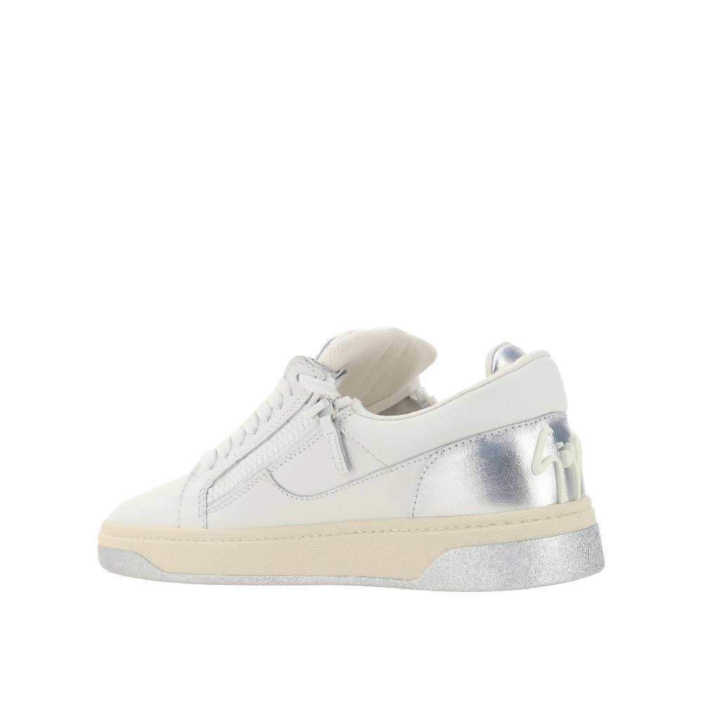 GIUSEPPE ZANOTTI DESIGN  Sneakers Basse da Uomo in Pelle Bianca Giuseppe Zanotti I Più Venduti