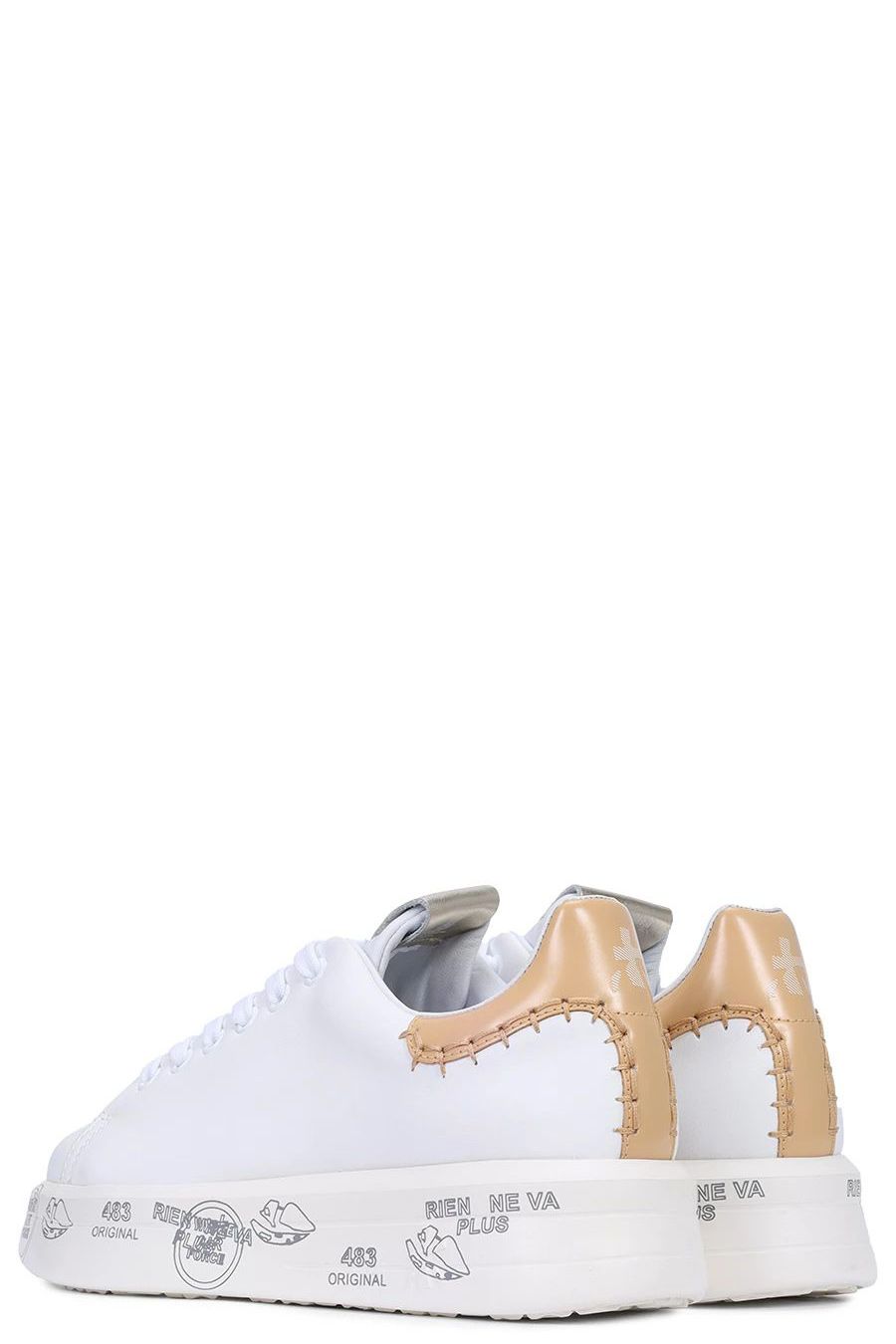 PREMIATA  Sneakers di Pelle Multicolore Premiata BELLEVAR6711 per Donne Pezzi Unici