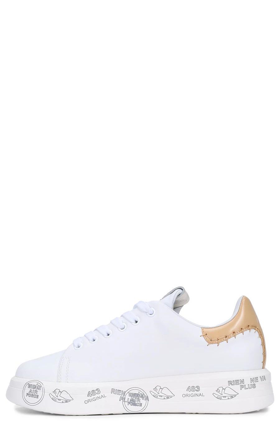 PREMIATA  Sneakers di Pelle Multicolore Premiata BELLEVAR6711 per Donne Pezzi Unici