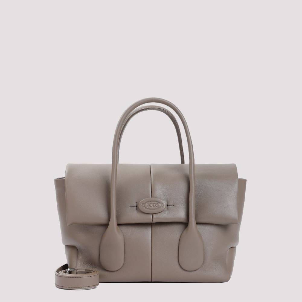 TOD'S  Borsa TOD'S in Pelle di Vitello Grigia 36x22x16cm Enormi risparmi
