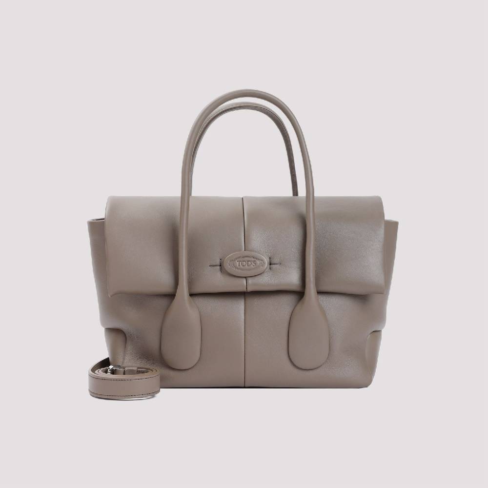 TOD'S  Borsa TOD'S in Pelle di Vitello Grigia 36x22x16cm Enormi risparmi