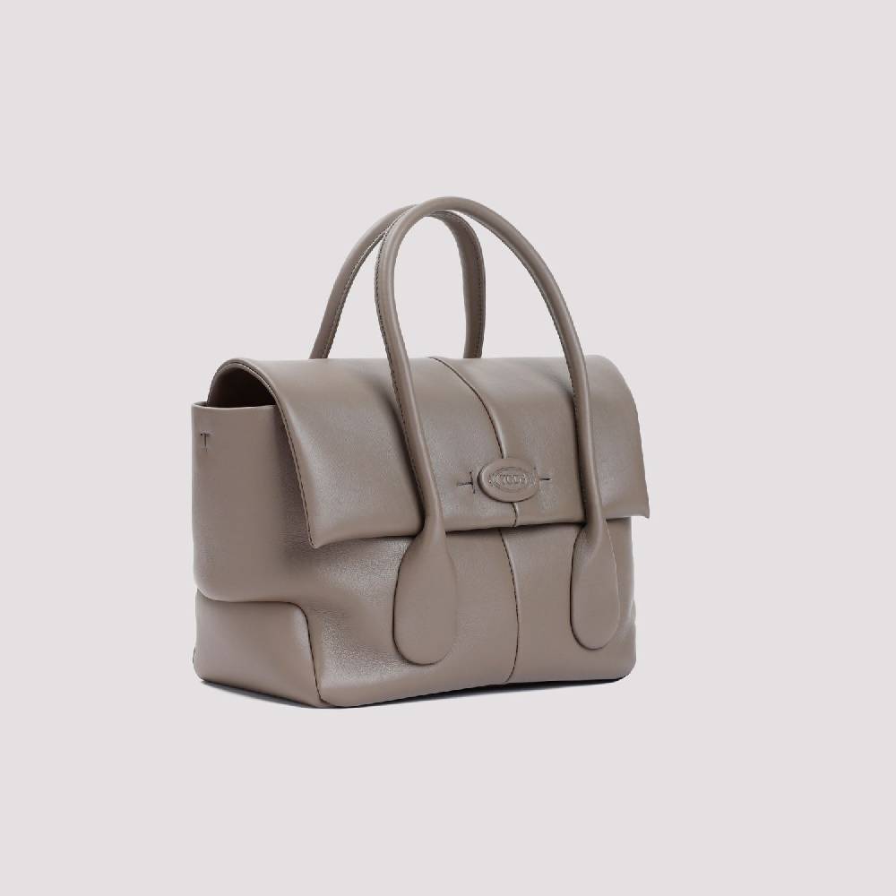 TOD'S  Borsa TOD'S in Pelle di Vitello Grigia 36x22x16cm Enormi risparmi