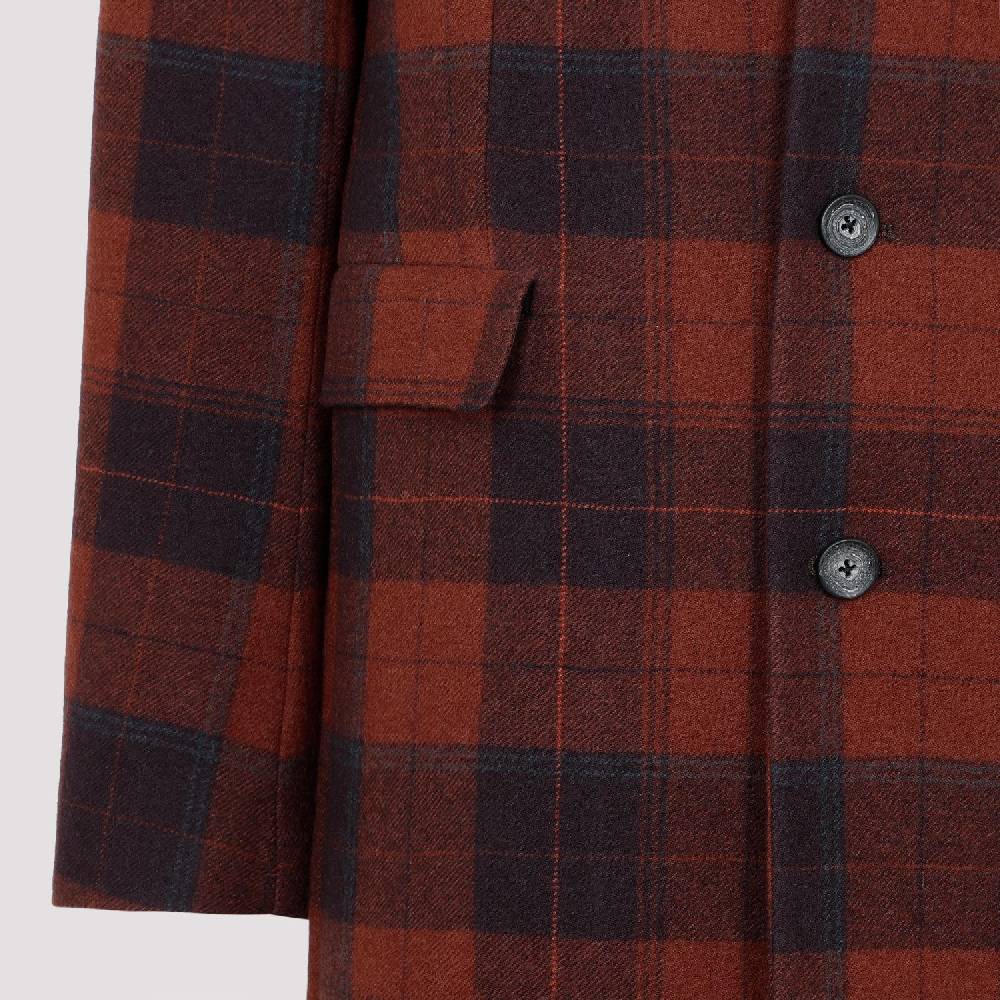 PAUL SMITH  Soprabito di Lana Rosso da Uomo Paul Smith Saldi Di Fabbrica