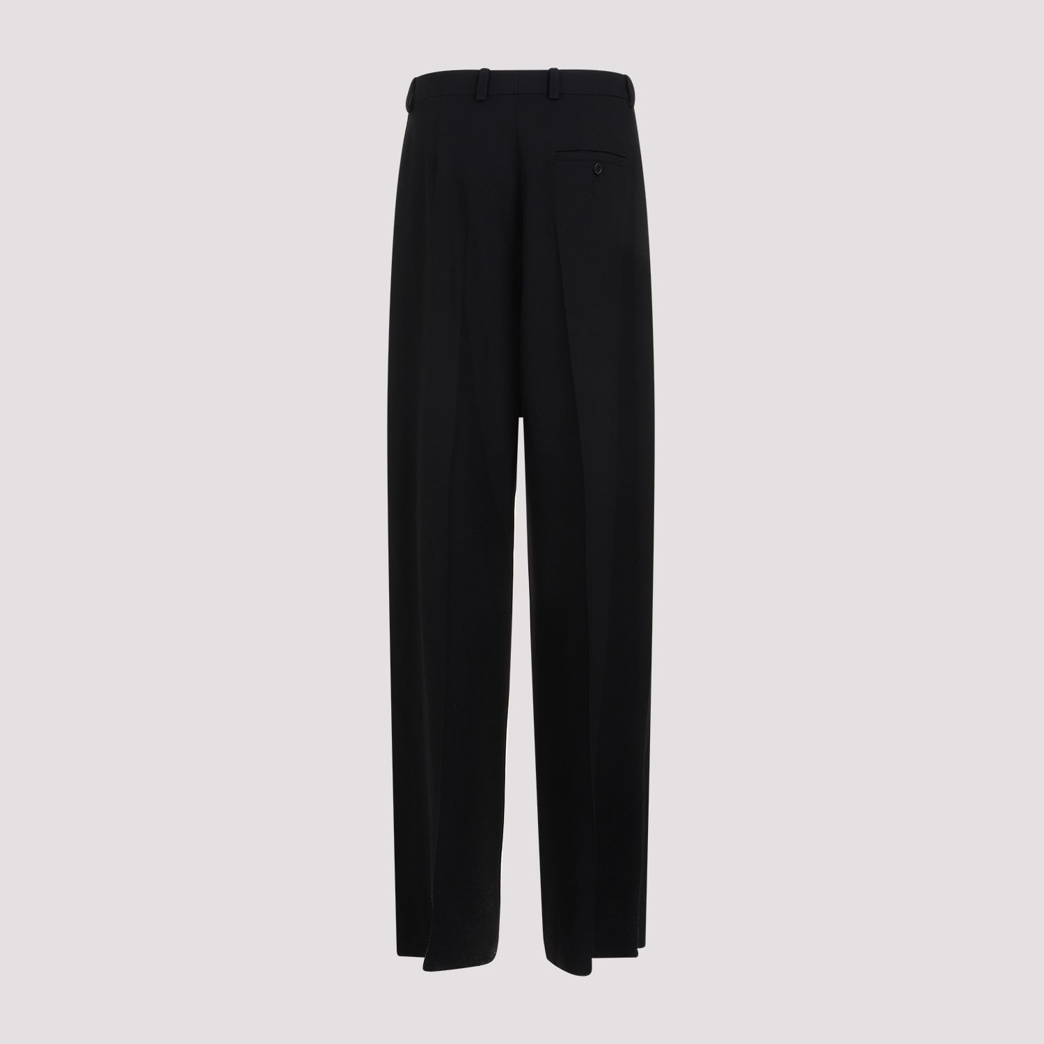 BALENCIAGA  Pantaloni di Lana Neri Balenciaga Uomo Consegna Veloce