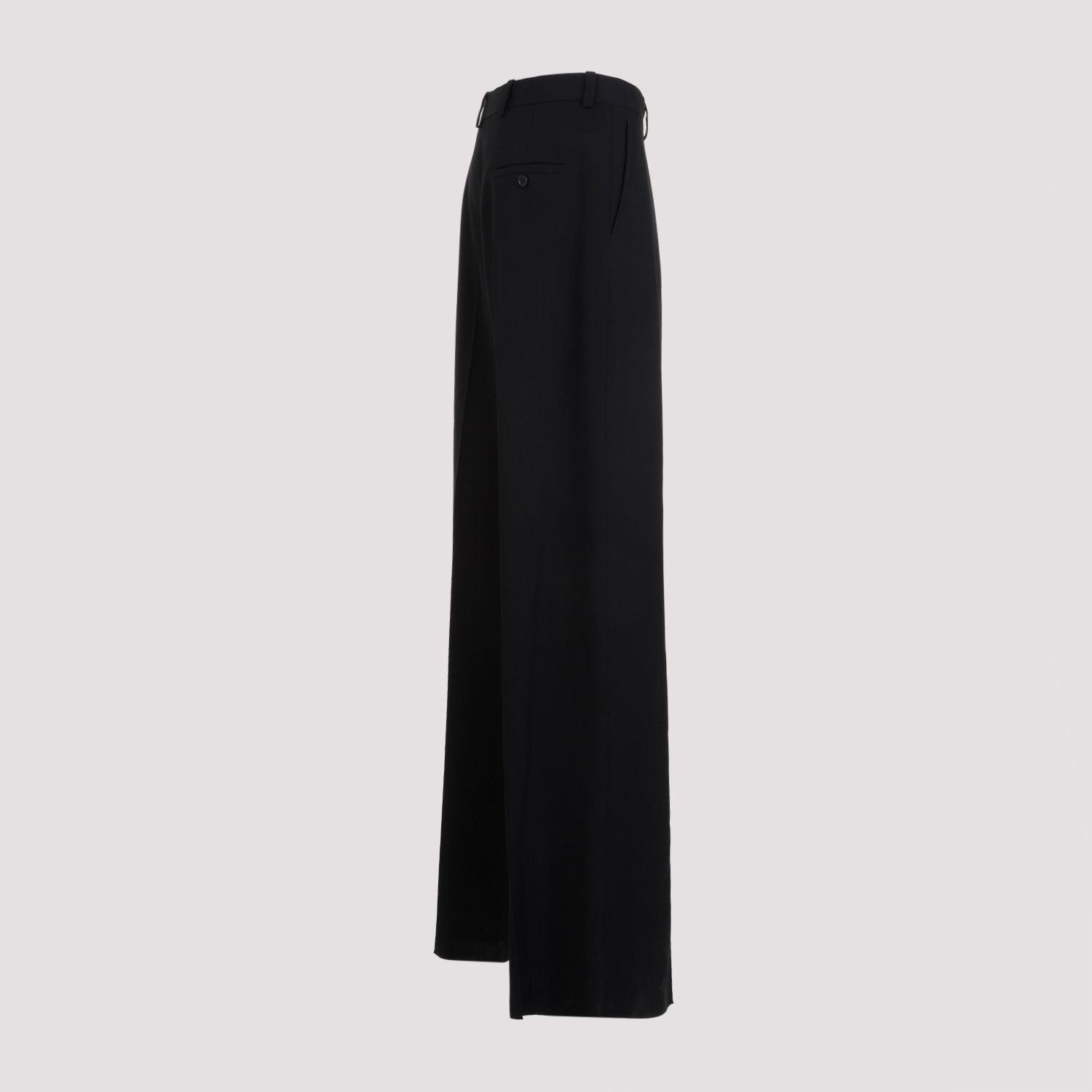 BALENCIAGA  Pantaloni di Lana Neri Balenciaga Uomo Consegna Veloce