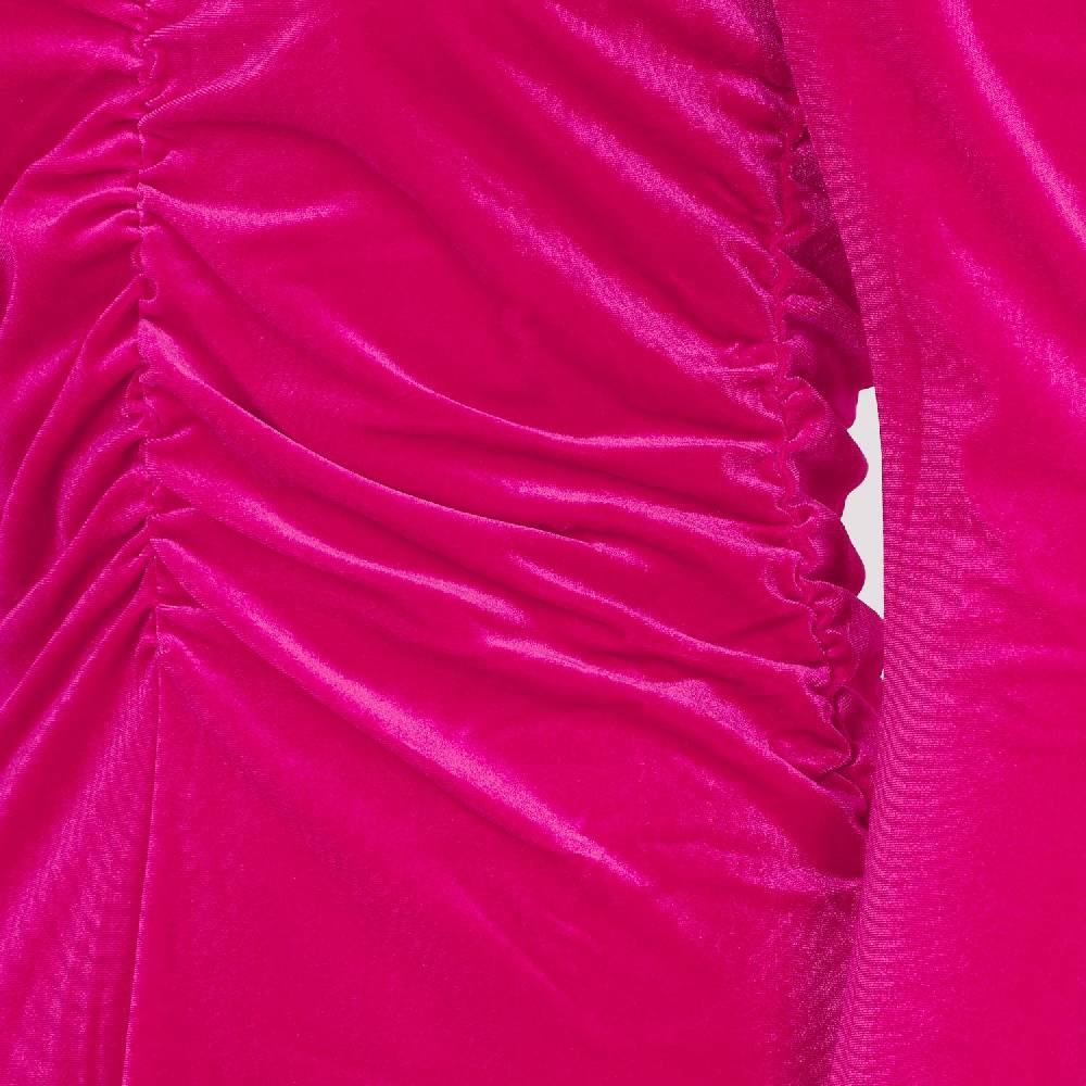 GANNI  Abito Mini in Velluto GANNI Love Potion - Rosa & Viola Prezzo Ridotto