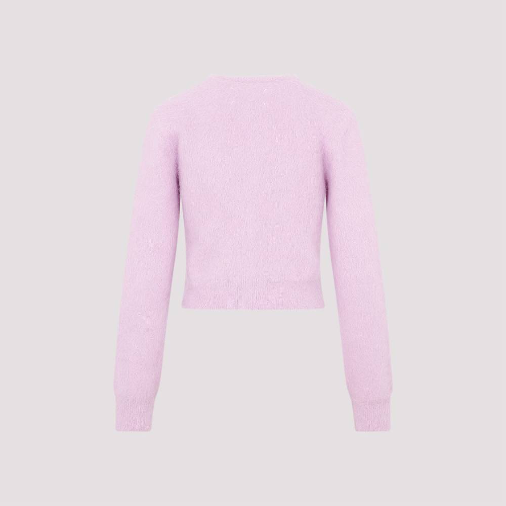 MAISON MARGIELA  Cardigan in Angora Rosa e Viola MAISON MARGIELA Offerta