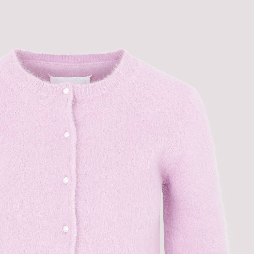 MAISON MARGIELA  Cardigan in Angora Rosa e Viola MAISON MARGIELA Offerta