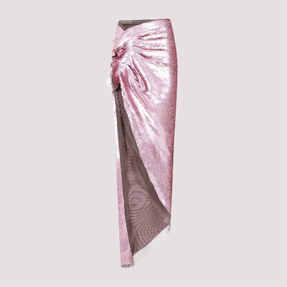RICK OWENS  Gonna Midi in Paillettes Rosa Polvere di Rick Owens Online
