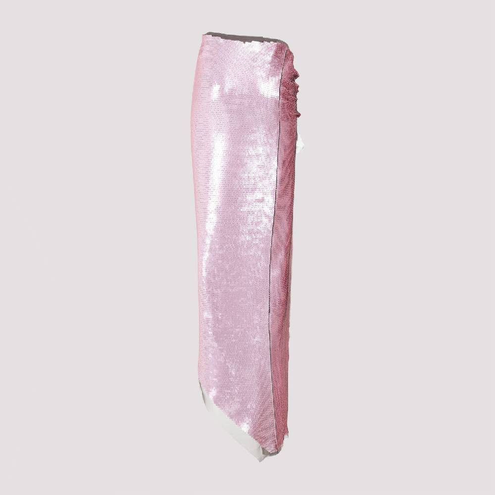 RICK OWENS  Gonna Midi in Paillettes Rosa Polvere di Rick Owens Online