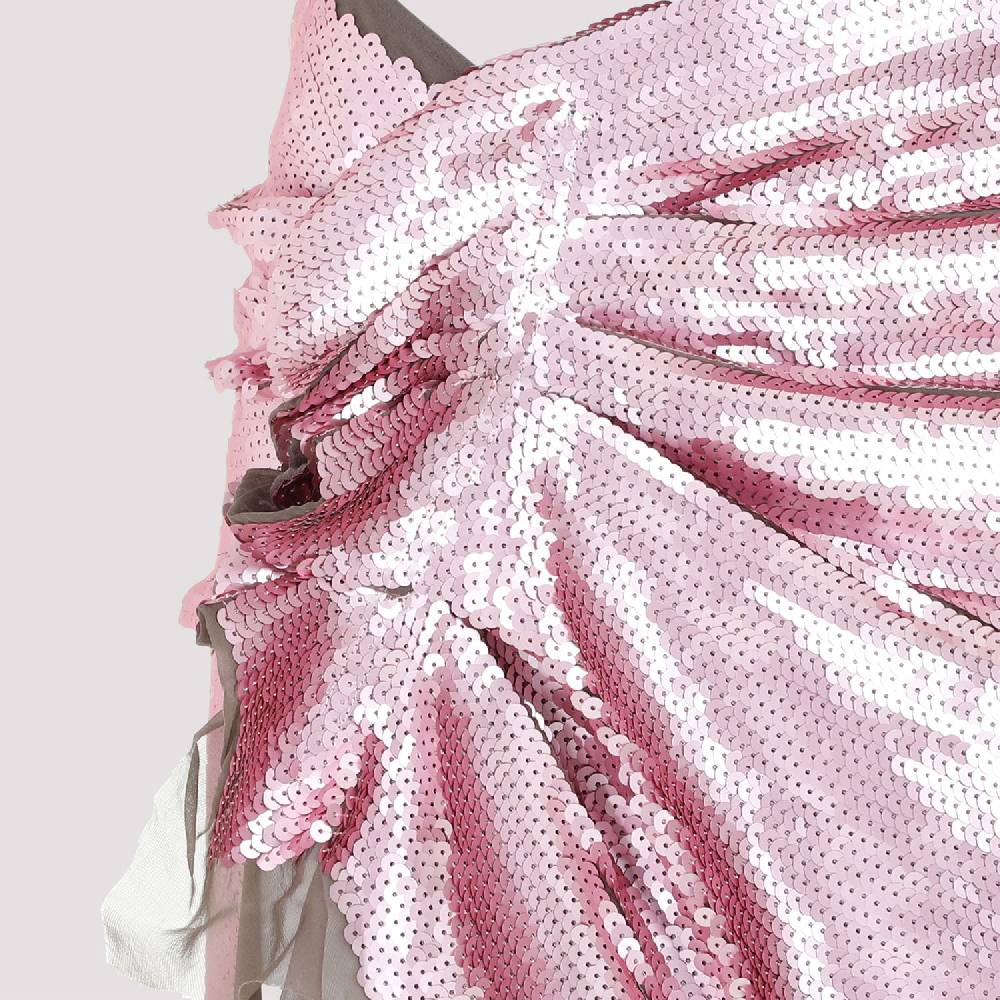 RICK OWENS  Gonna Midi in Paillettes Rosa Polvere di Rick Owens Online
