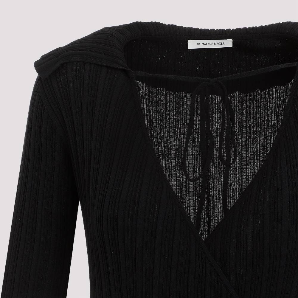 BY MALENE BIRGER  Abito Nero in Cotone Gianina di By Malene Birger Saldi