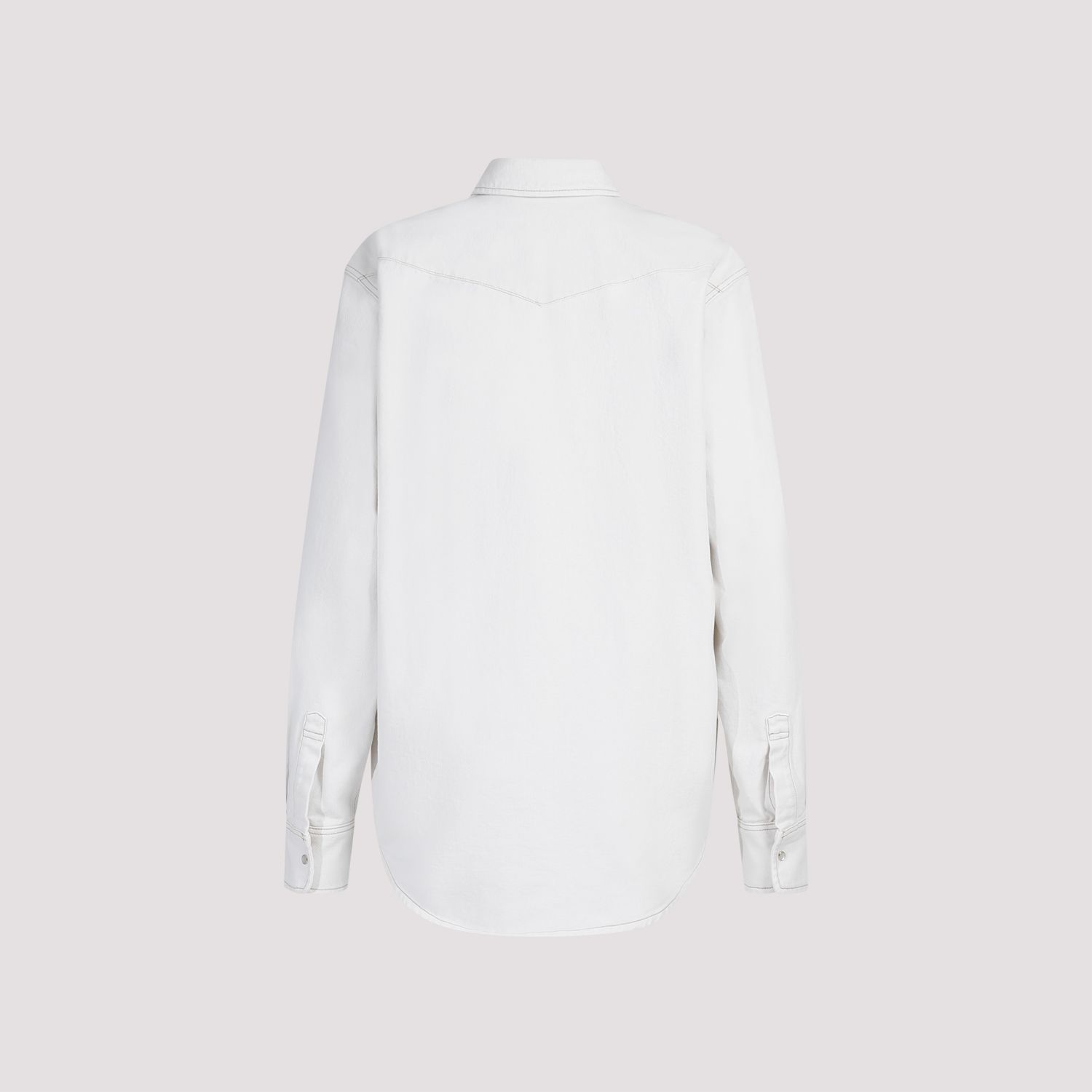 BALLY  Camicia Classica da Donna BALLY in Cotone Color Osso Vendita Economica