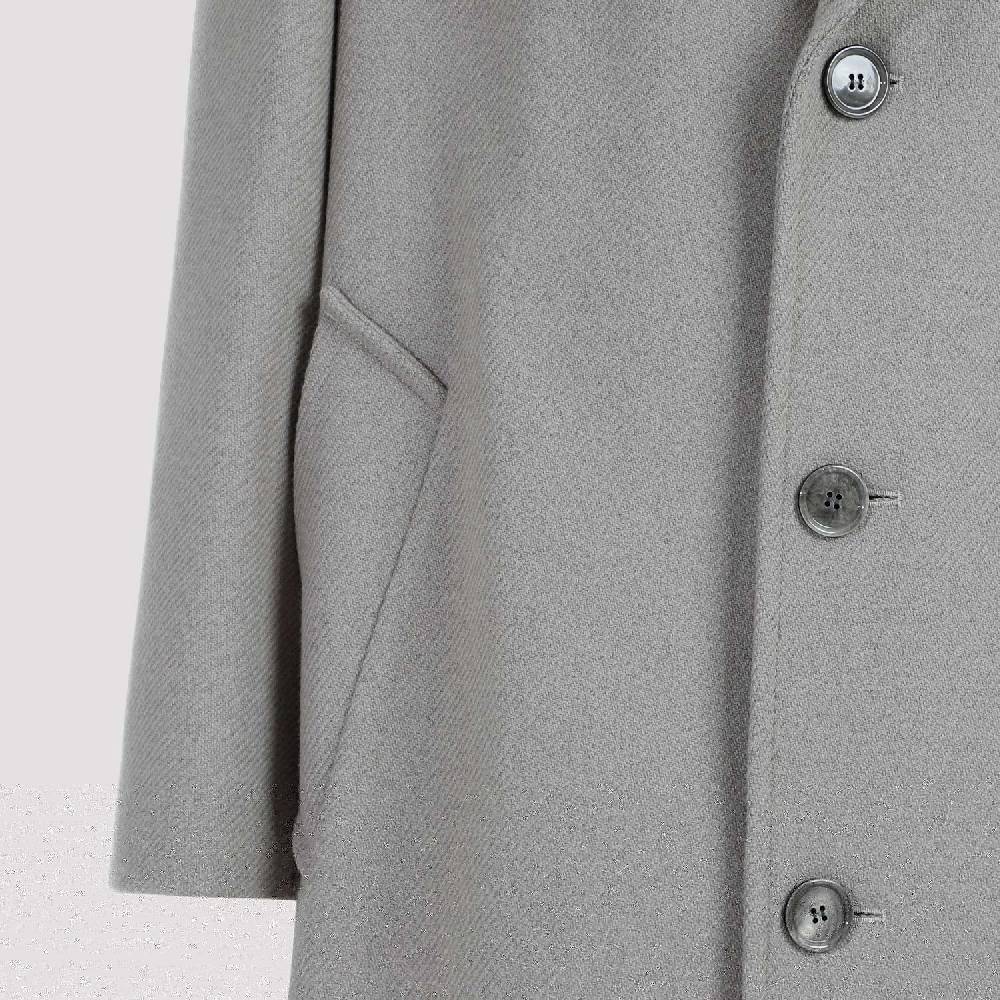 AMI  Cappotto Uomo AMI Taupe in Misto Lana Oversize Vendite Flash