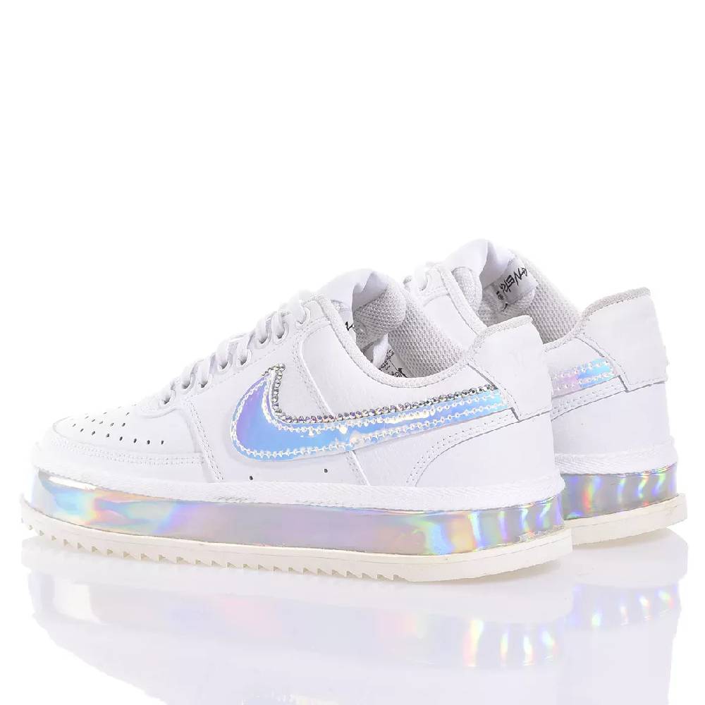 NIKE  Sneakers Nike Court Vision in Eco-Pelle - Bianco Multicolore Promozione