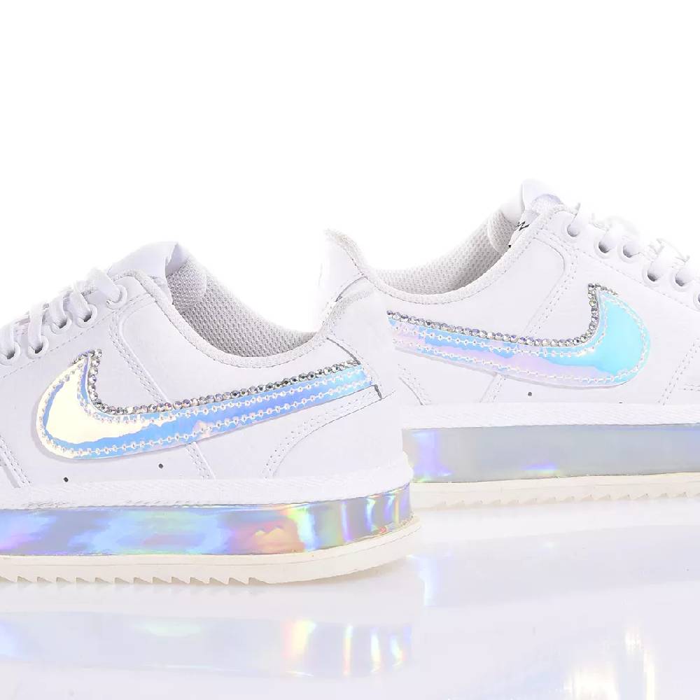 NIKE  Sneakers Nike Court Vision in Eco-Pelle - Bianco Multicolore Promozione