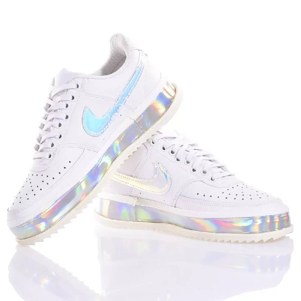 NIKE  Sneakers Nike Court Vision in Eco-Pelle - Bianco Multicolore Promozione