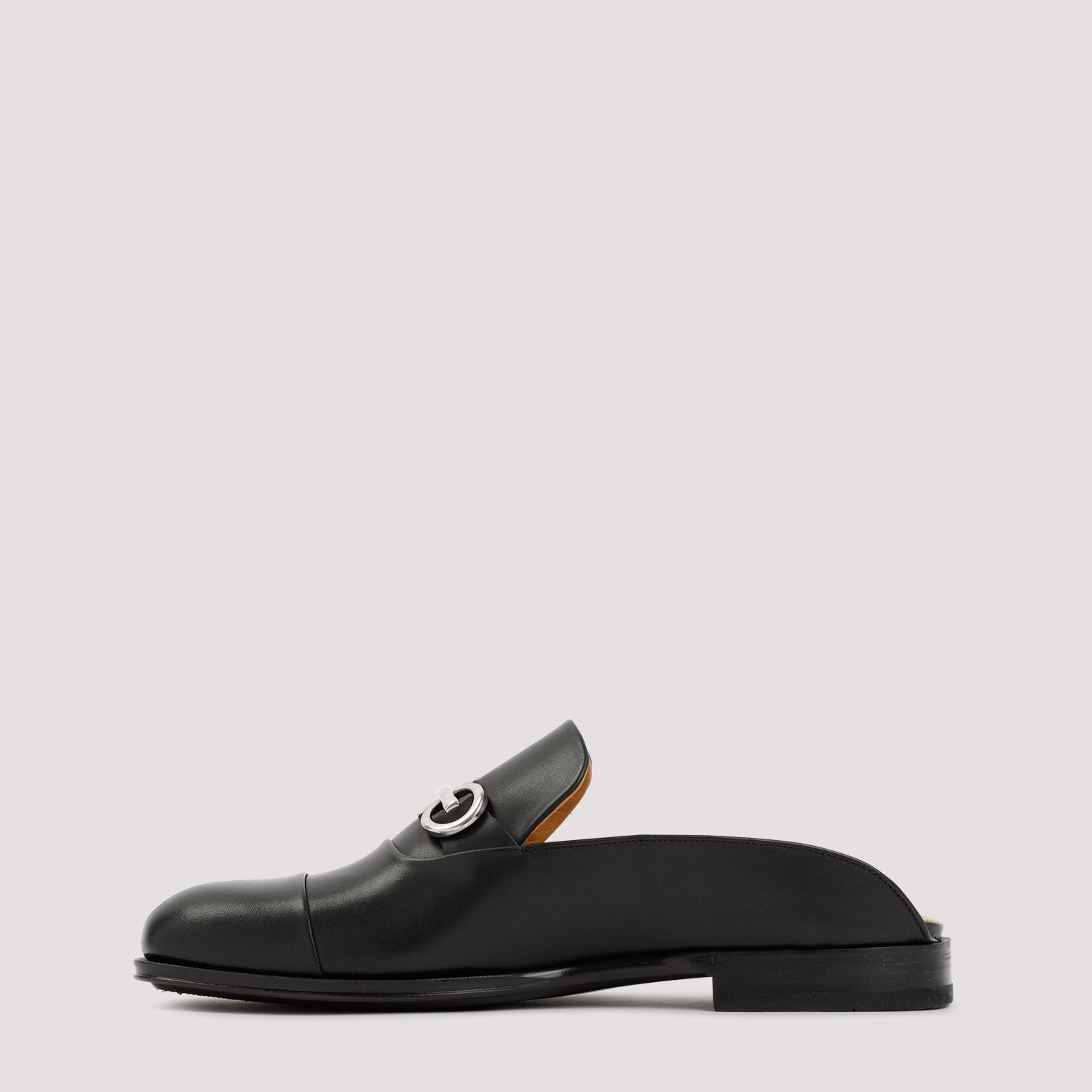 SALVATORE FERRAGAMO  Stivaletti Neri in Vitello Salvatore Ferragamo Uomo Offerte stagionali