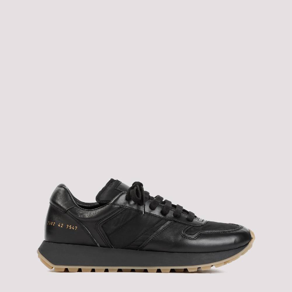 COMMON PROJECTS  Sneakers Uomo COMMON PROJECTS Pelle Nera Modello Track Consegna Veloce