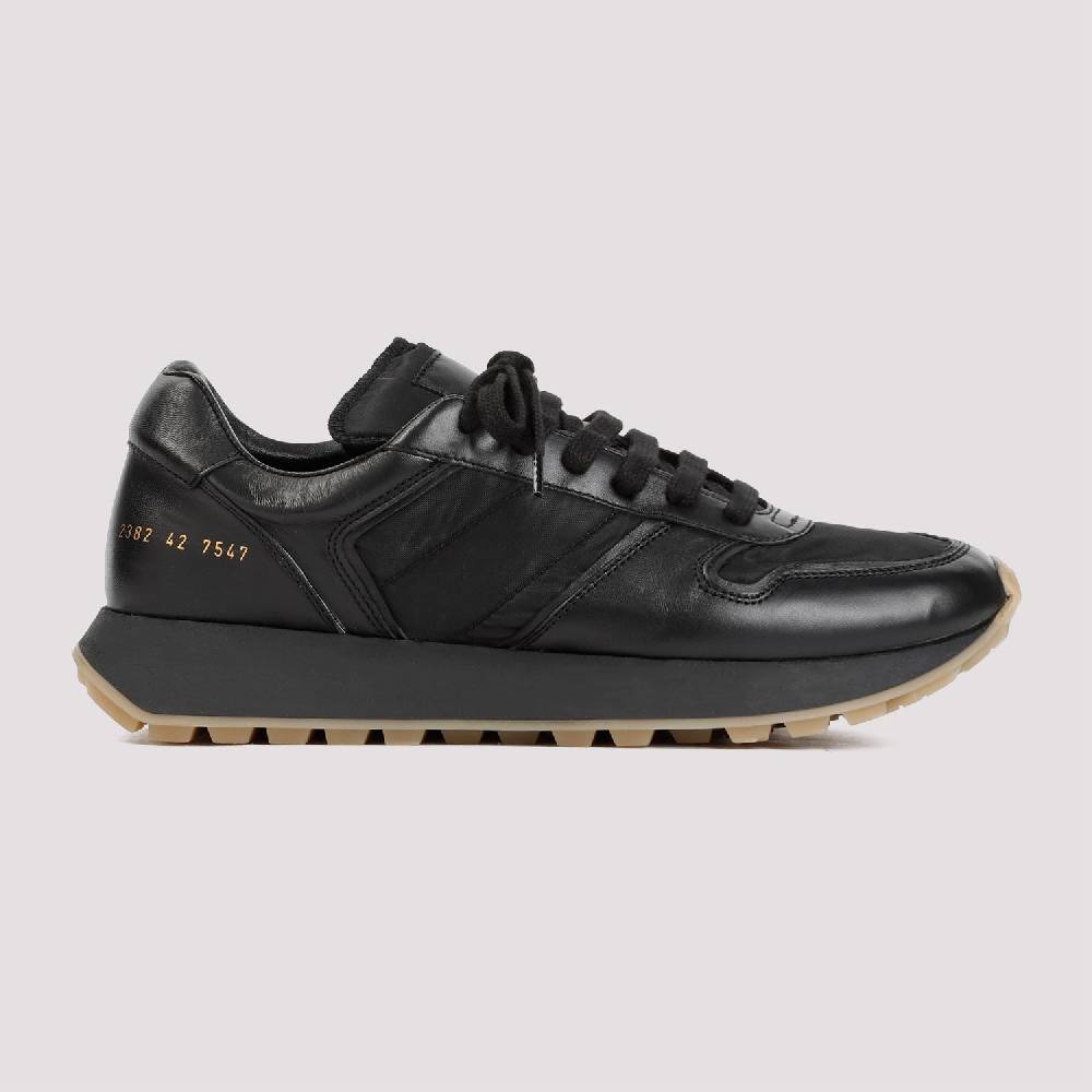 COMMON PROJECTS  Sneakers Uomo COMMON PROJECTS Pelle Nera Modello Track Consegna Veloce