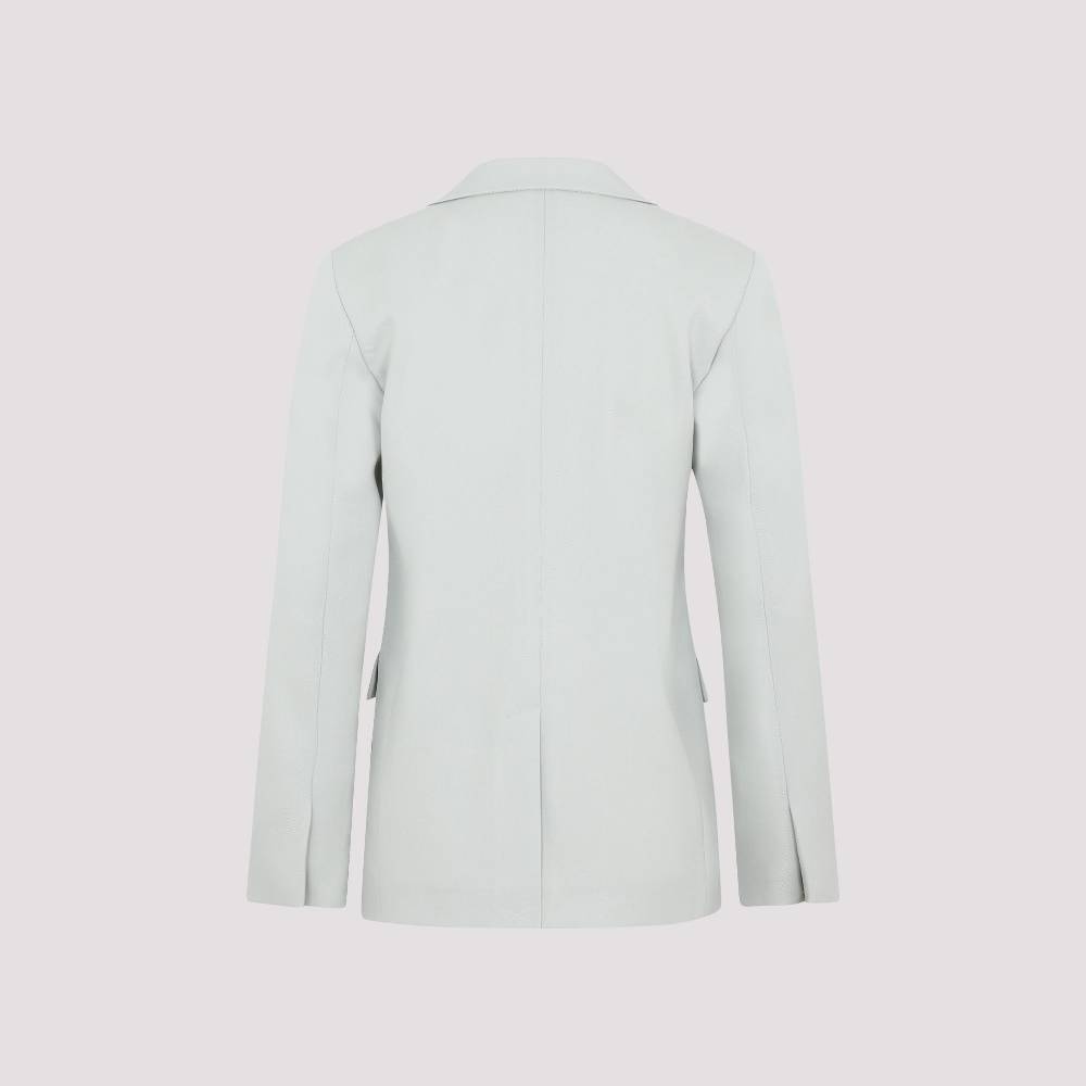 LANVIN  Blazer da Donna Verde Salvia in Lana Vergine LANVIN Offerte