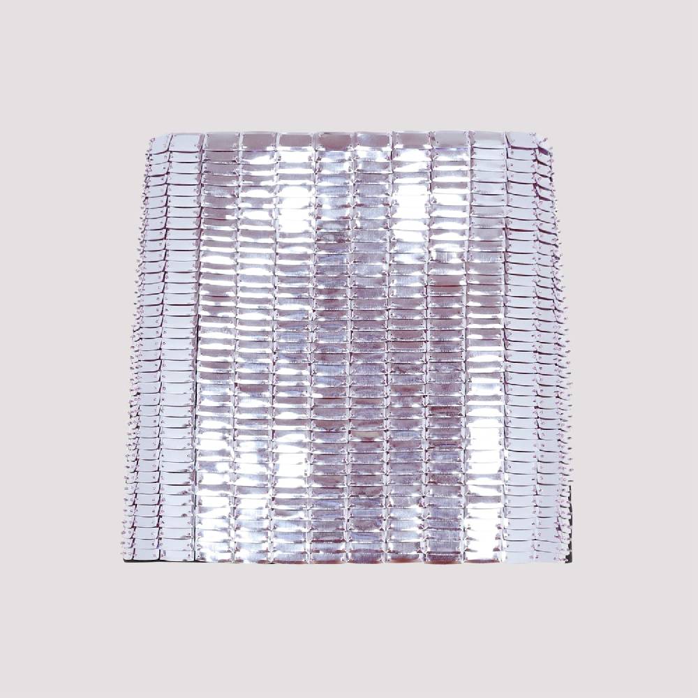 ATTICO  Minigonna Attico con Paillettes Rosa & Viola Saldi Di Fabbrica