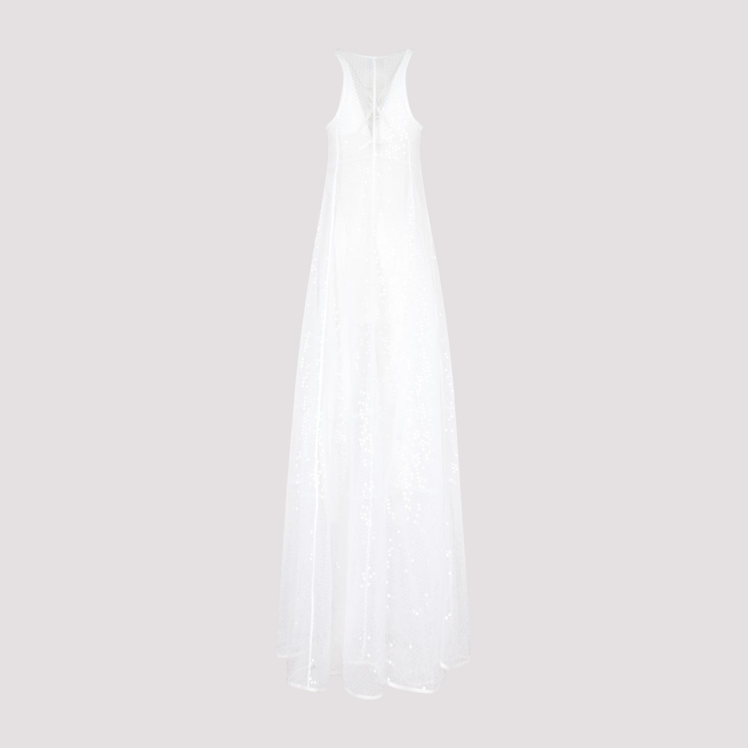 JACQUEMUS  Abito A-Line in Pizzo Bianco Dentelle di Jacquemus Vendite Flash