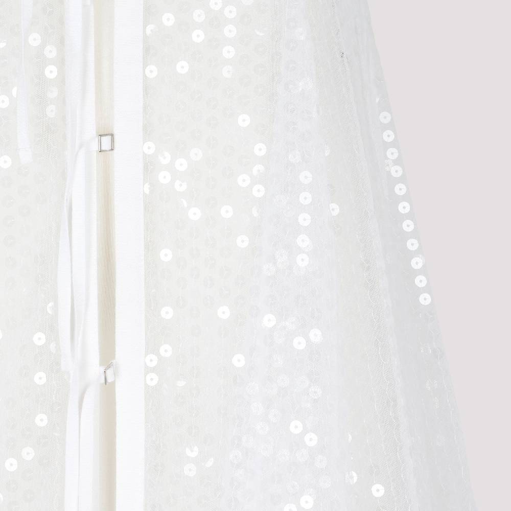 JACQUEMUS  Abito A-Line in Pizzo Bianco Dentelle di Jacquemus Vendite Flash