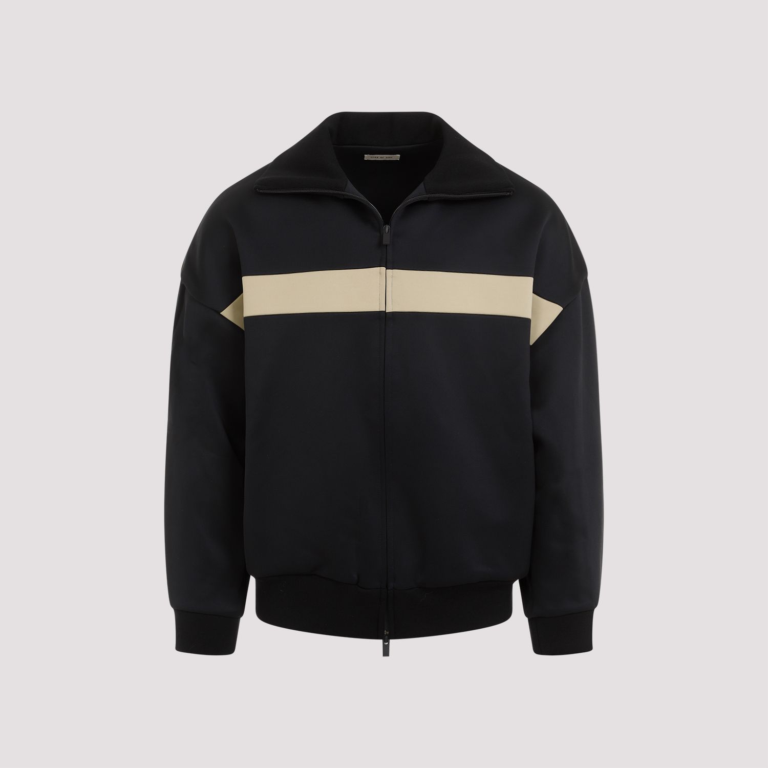 FEAR OF GOD  Giacca Uomo Fear of God Nera in Nylon con Striscia Vendita
