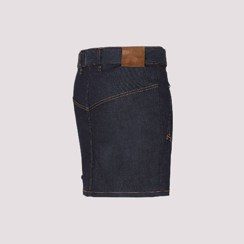 TOM FORD  Gonna Denim Blu in Cotone Misto Tom Ford Qualità Garantita