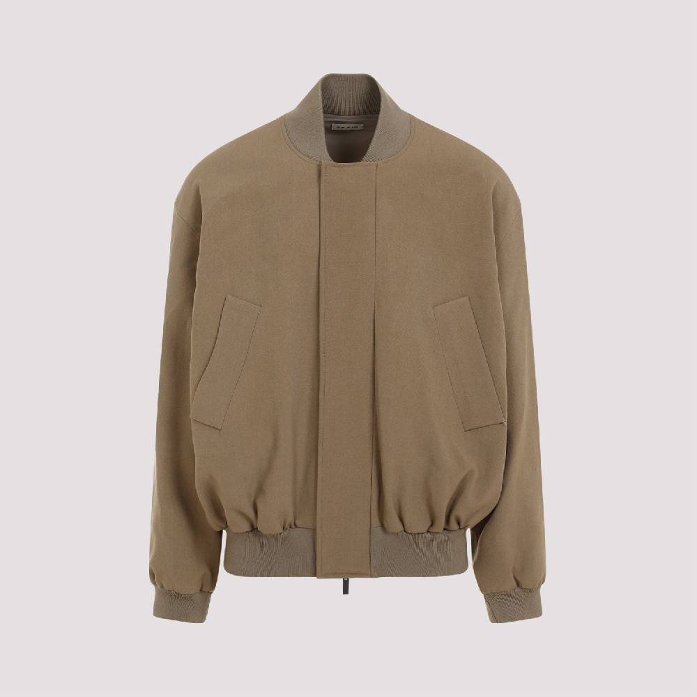 FEAR OF GOD  Bomber Uomo Lana Marrone Fear of God Negozi Online