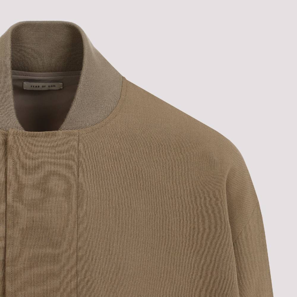 FEAR OF GOD  Bomber Uomo Lana Marrone Fear of God Negozi Online