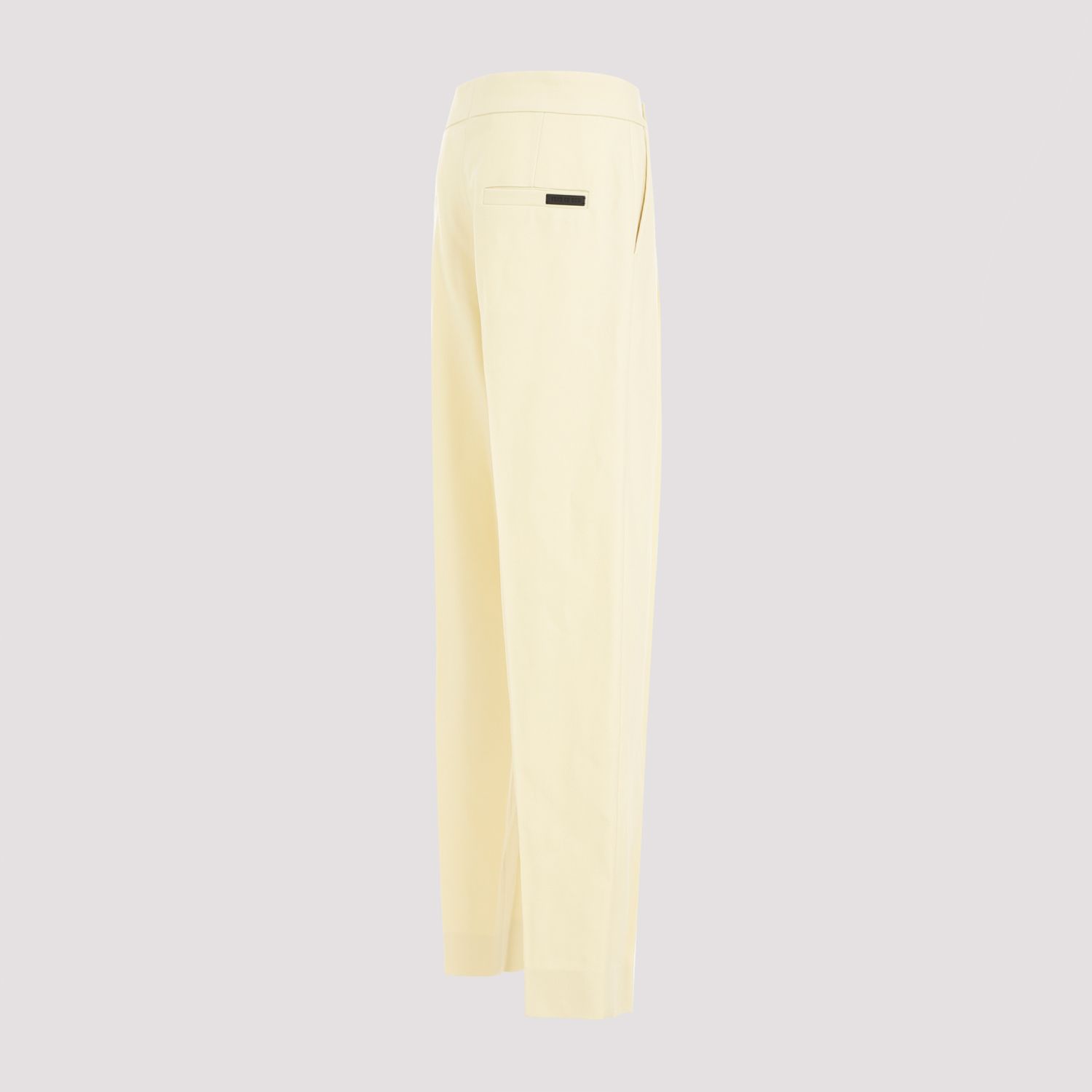 FEAR OF GOD  Pantaloni Plissettati in Lana Crema Fear of God Consegna Veloce
