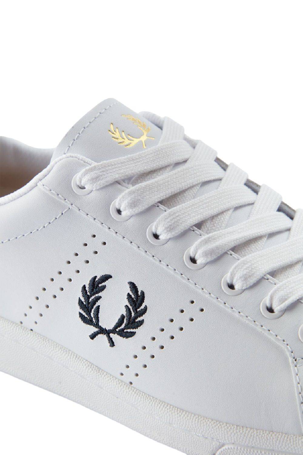 FRED PERRY  Sneakers in Pelle Bianca Fred Perry B721 - Scarpe Sportive da Uomo Convenienza