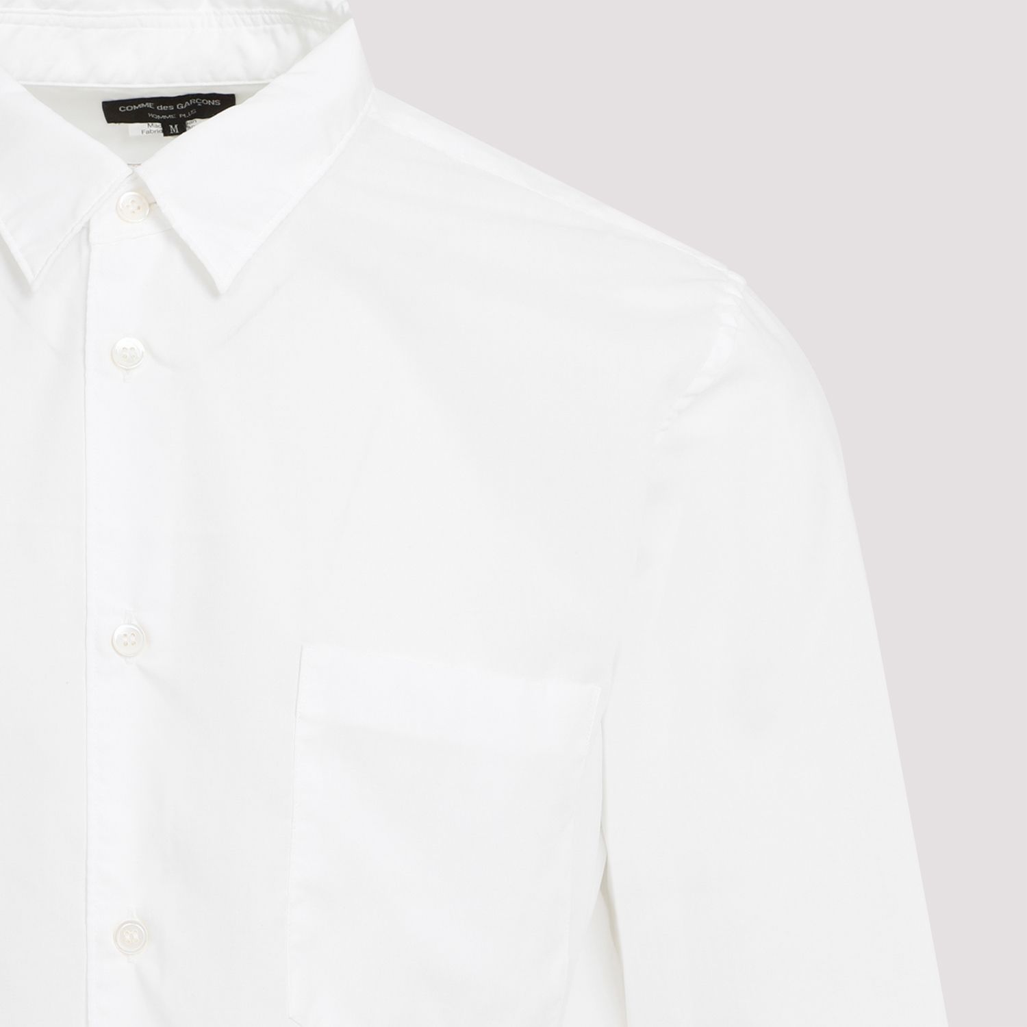 COMME DES GARÇONS  Camicia Bianca Classica in Cotone Comme des Garçons Uomo Novità