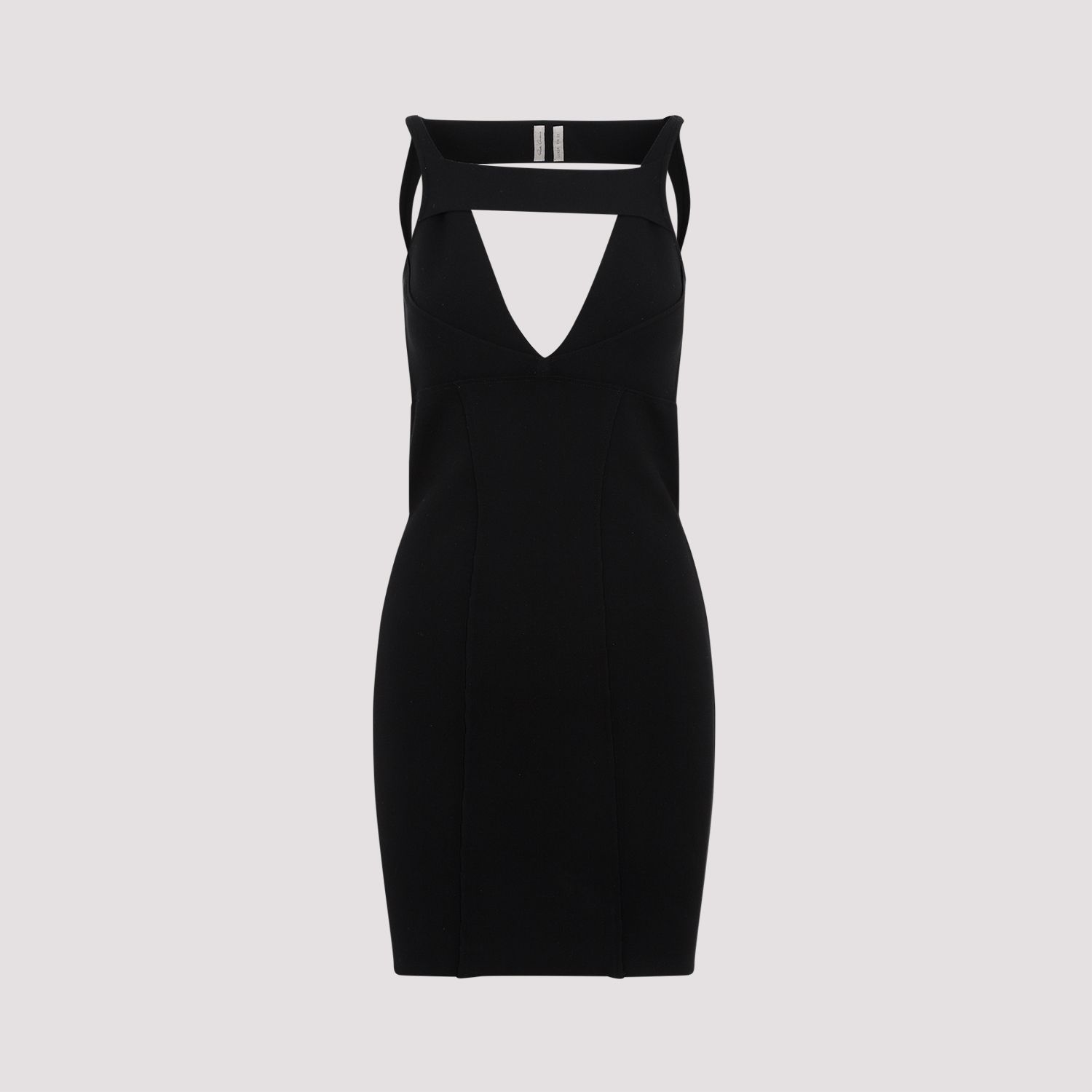 RICK OWENS  Abito Mini Maglia Nero Senza Schiena Rick Owens - Mix di Viscosa Hotsell