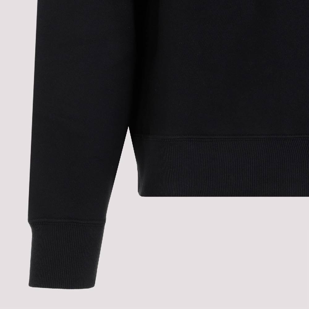 JIL SANDER  Felpa di Cotone Nera Uomo JIL SANDER Italy