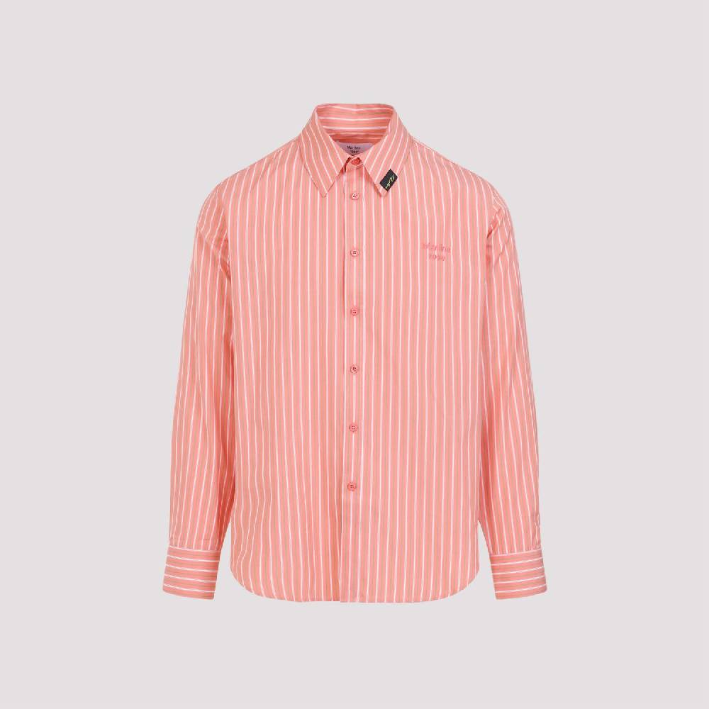 MARTINE ROSE  Camicia a Righe Giallo & Arancio in Cotone per Uomo di Martine Rose Vendita