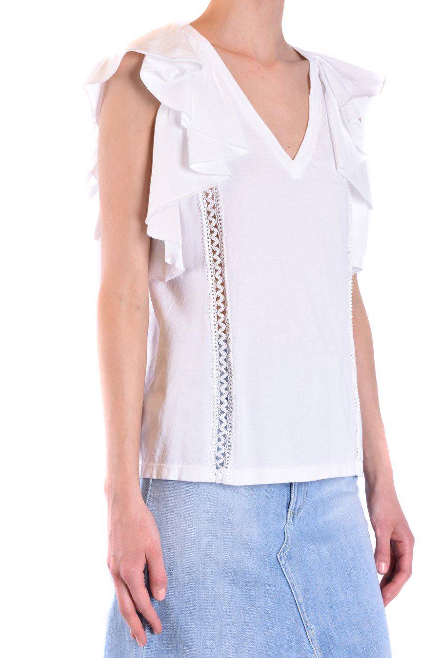 DONDUP  Top Bianco in Cotone DONDUP per Donne Fino Al -60%
