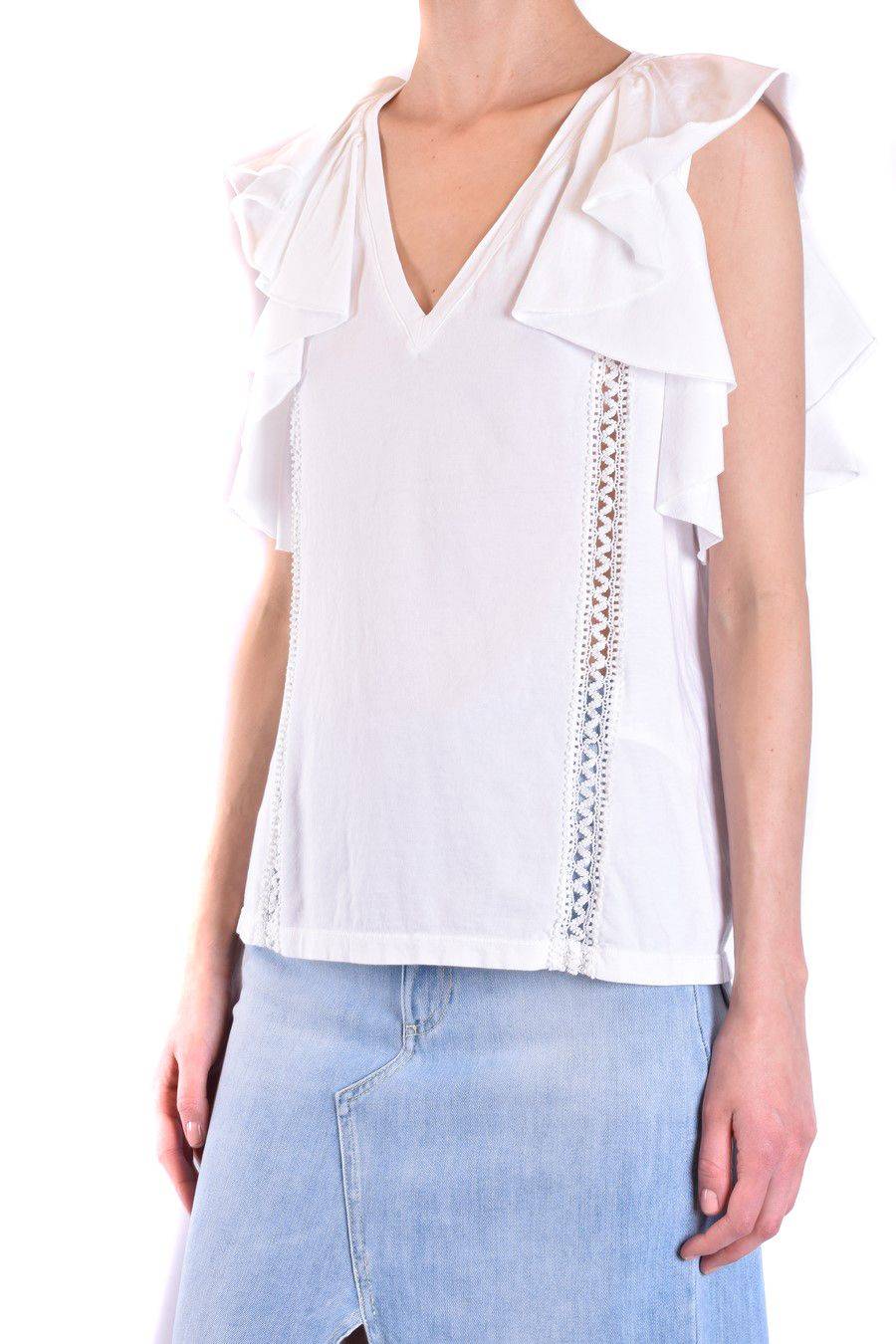 DONDUP  Top Bianco in Cotone DONDUP per Donne Fino Al -60%