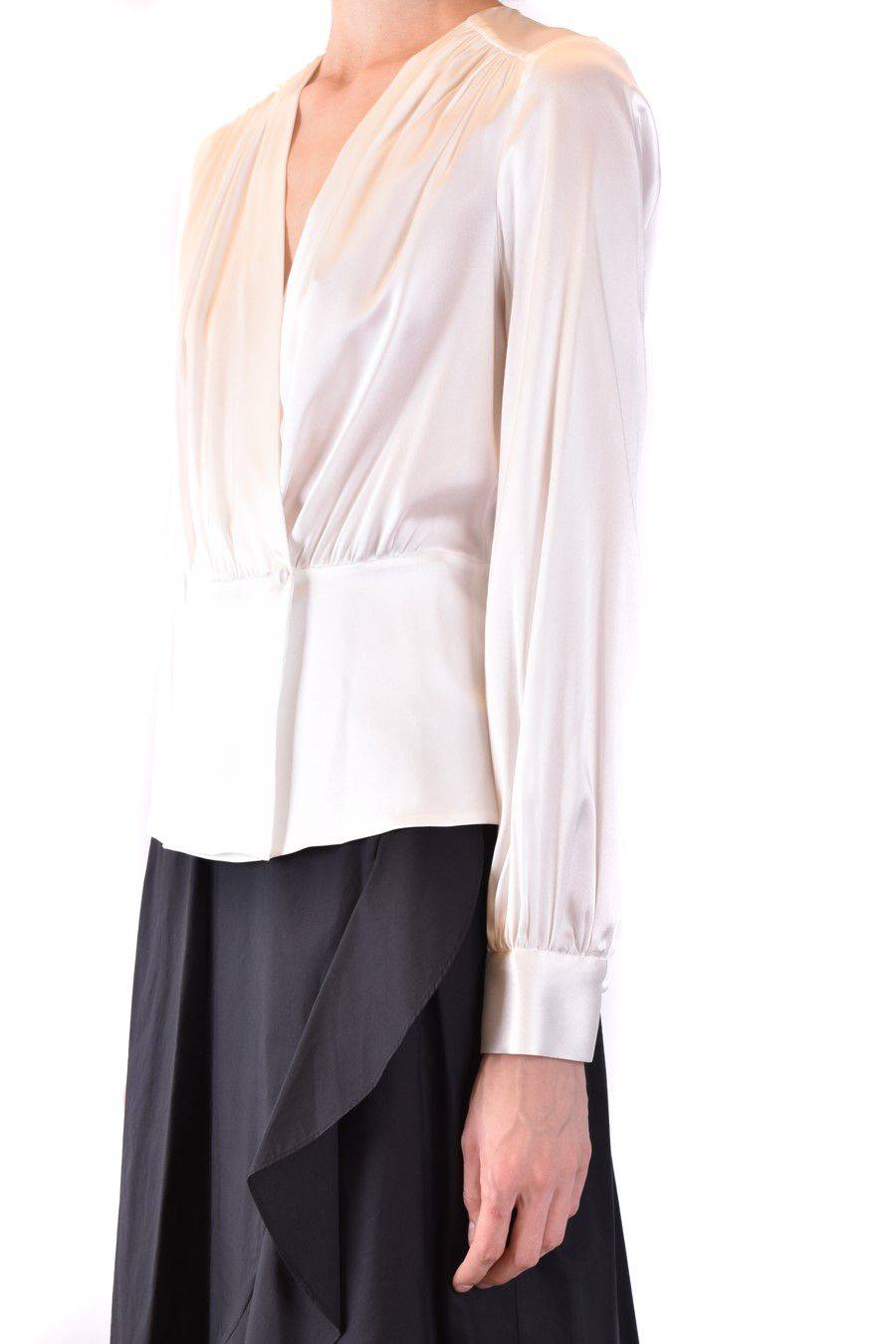 PINKO  Camicia Comfort Fit di Seta Bianca PINKO per Donna Offerta per la Festa della Mamma