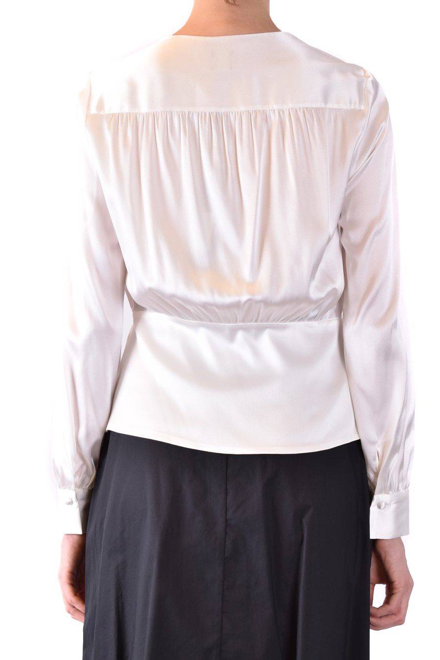 PINKO  Camicia Comfort Fit di Seta Bianca PINKO per Donna Offerta per la Festa della Mamma