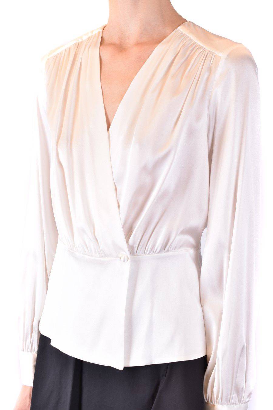 PINKO  Camicia Comfort Fit di Seta Bianca PINKO per Donna Offerta per la Festa della Mamma