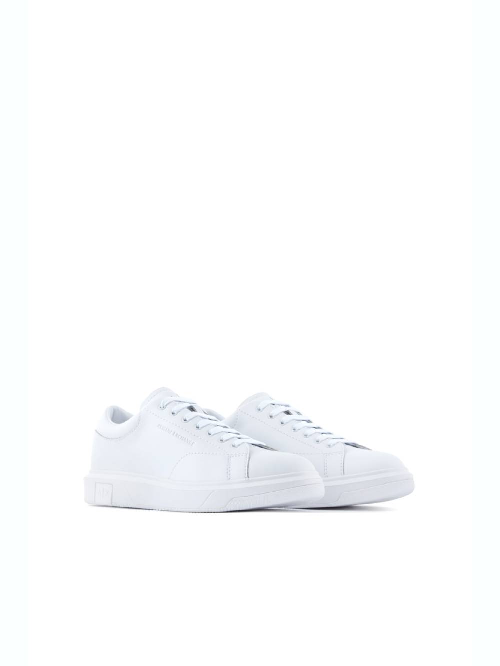 ARMANI EXCHANGE  Sneakers di Pelle Bianca Armani Exchange Uomo Vendita Calda
